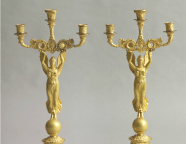 Paar außergewöhnliche Leuchter