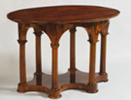 Biedermeier Bibliothekstisch